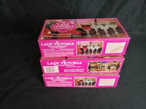 lot 36 image: Lady Victoria Cordial Glasses