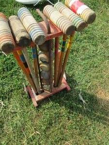 Vintage croquet set...
