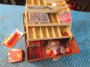 Tackle box with tackle...