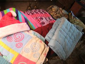Blankets and knitting...