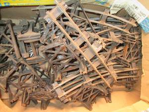 Model railroad track...