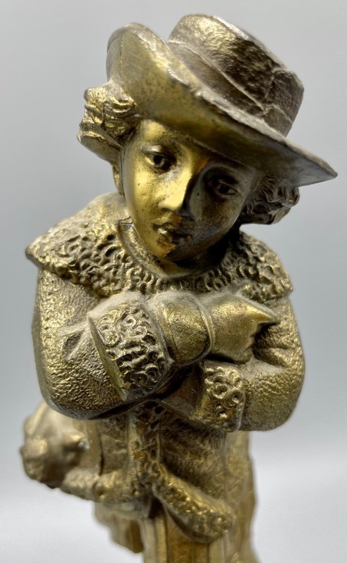 lot 399 image: Brilliant Brass Statue