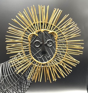 lot 67 image: Marvelous Metal Lion Sculpture