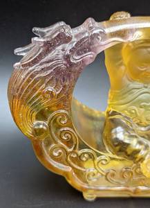 lot 36 image: Liuli Gong Fang Crystal Zodiac Baby