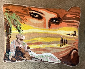 lot 187 image: Trio of Fine Needlepoint Pillows