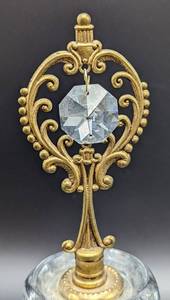 lot 46 image: Pair of Vintage CutPressed Glass Bells