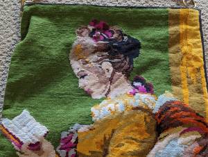 lot 125 image: Pair of Needlepoint Purses