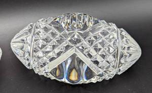 lot 132 image: Pair of Waterford Crystal Footballs