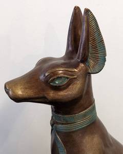 lot 202 image: Pair of Anubis Figurines