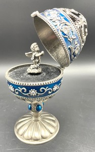 lot 257 image: Magical Enameled Musical Egg