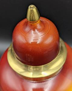 lot 230 image: Painted Metal Urn