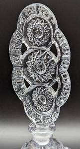 lot 240 image: Czech Art Deco Crystal Perfume Bottle