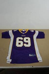 lot 64 image: Jared Allen Minnesota Vikings Jersey - Boys Large