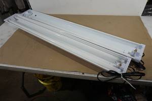 lot 80 image: American Fluorescent 48 Linear Shoplights