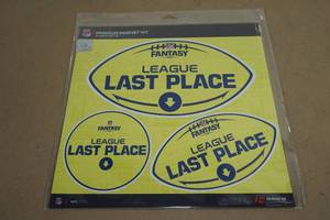 lot 90 image: Fantasy Football League Last Place Magnet Set