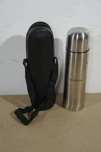 lot 101 image: Bosch Stainless Coffee Mug with Carrying Case