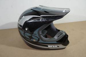 lot 63 image: No Fear Motocross Helmet - Kids Large