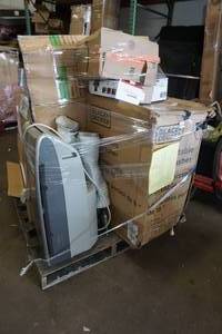 lot 191 image: Pallet of Repairables - Hoverboards, AC, Massagers