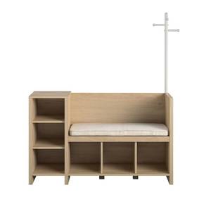 lot 12 image: Ameriwood Nathan Storage Bench with Coat Rack
