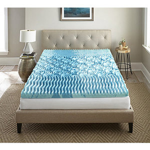 lot 55 image: Thomasville 3 GelLux Foam Mattress Topper - King