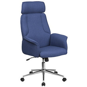 lot 159 image: Blue Fabric Office Chair