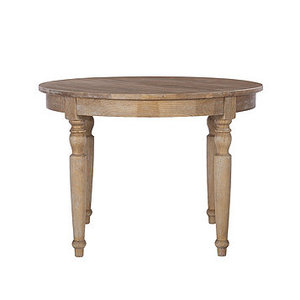 lot 176 image: Avalon Light Natural Brown Round Dining Table