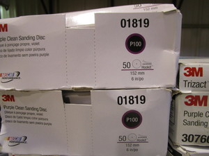 lot 75 image: 3M Sanding Discs (Various Grits)