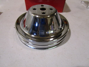 lot 119 image: (New) SBC Chrome Upper Pulley