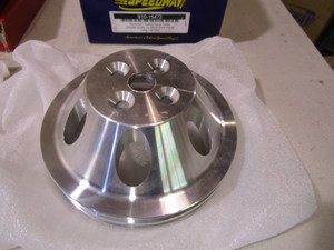 lot 129 image: (New) SBC Alum Pulley Set