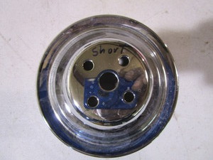 lot 132 image: (New) SBC Chrome Upper Pulley