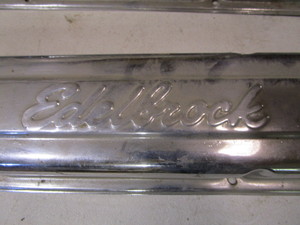 lot 137 image: SBC Chrome Valve Covers