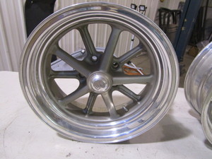 lot 142 image: (New) Billet Specialties ET Wheels 15x6 4.25 BC