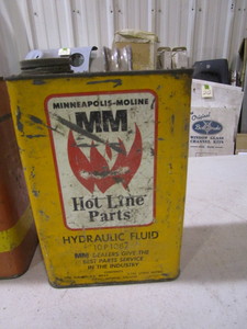 lot 232 image: Vintage Minneapolis Moline 1 gal Hydraulic Oil Cans