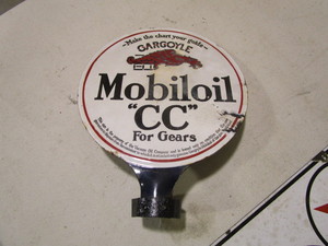lot 234 image: Mobil &Texaco Metal Signs