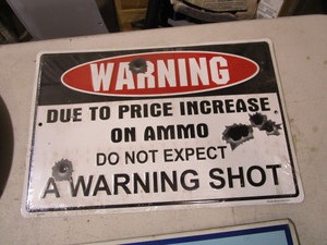 lot 235 image: Signs, Clock, License Plate Frames