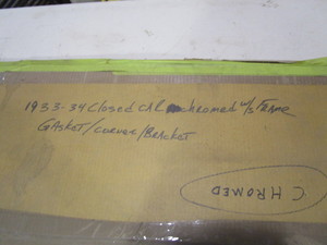 lot 265 image: 33-34 Ford Chrome Window Frame