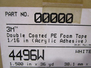 lot 277 image: 3M Double Sided Tape 6 Rolls 1 12x116
