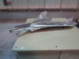 lot 362 image: 56 Chevy Hood Ornament
