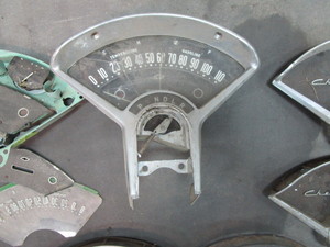 lot 402 image: 55-57 Chevy Dash Pcs