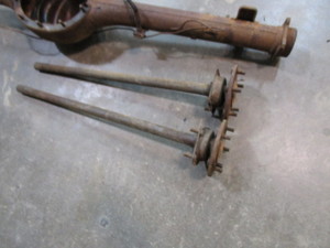 lot 421 image: Ford 8 Rear End & Axles, Transmission Housing, A Arms for 