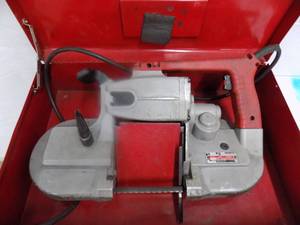 lot 28 image: Milwaukee Deep Cut Band Saw and Case