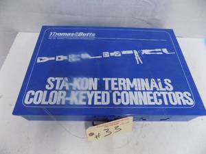 lot 33 image: STA-KON Terminals Color - Keyed Connectors