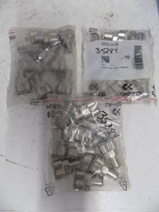 lot 51 image: 39- Union - Camozzi Fittings 6560-04-00 Y union