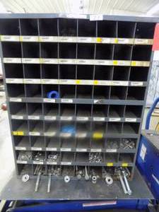 lot 79 image: Durhan Metal Bolt Bin with Hardware