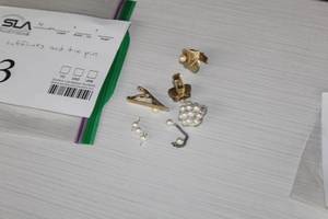 Lot of (4) Mens Cuff Links with Tie Pin
