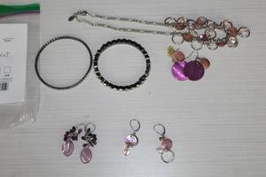 (3 pair) Earrings, (2) Bracelets and (1) Necklace 16