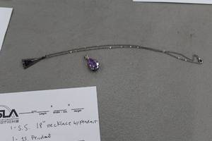 Womens Sterling Silver Pendant 18 with Sterling Silver Pendant
