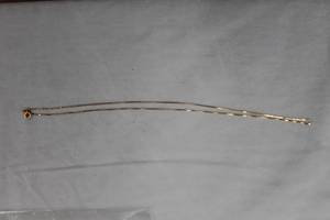 Womens 14K Gold Box Chain 18