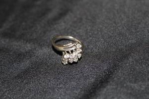 Womens 10 Round Full Cut Diamonds 14K White Gold Ring Size 5-12