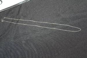 Womens 14K White Gold Rope Chain 18